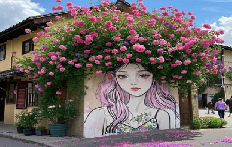  天柱怎么设计网红打卡墙绘