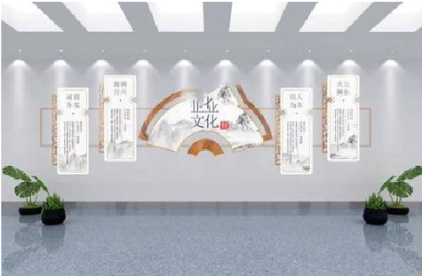  天柱企业文化墙设计的核心要素。