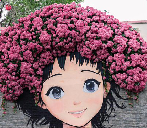  天柱墙体彩绘-网红墙打卡