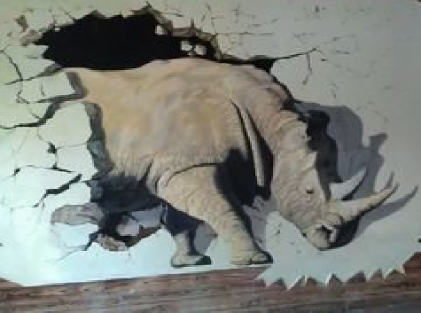  天柱在墙绘中，如何绘制3D效果？