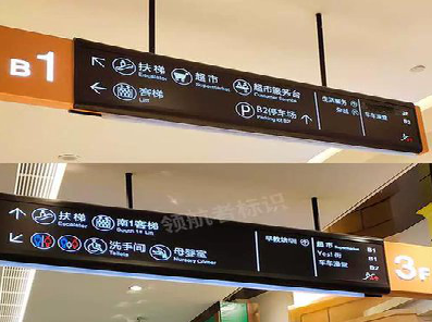  天柱如何通过商场标识牌引导客流分布？