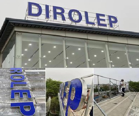  天柱楼顶发光字安装的注意事项。